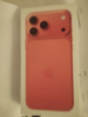 kontakt home iphone xr: IPhone 17 Pro Max, 256 GB, Çəhrayı, Zəmanət — 1