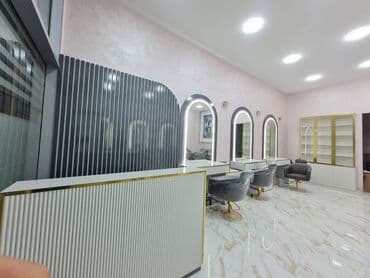 этажерка мебель: Daxili işıqlandırma ilə təchiz edilmiş, tağlı formalı güzgülər dəsti — 5