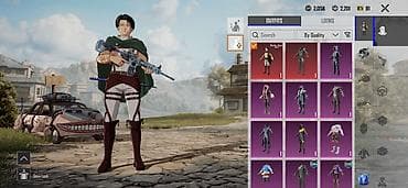 rog ally x: PUBG Mobile hesabı – Levi (Attack on Titan) xarakter görünüşü ilə — 9