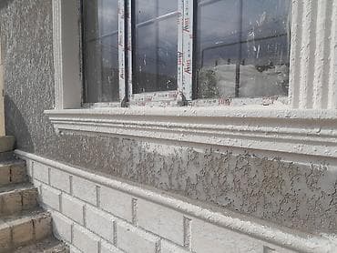 perde karnizleri: Fasad dekoru və suvaq işləri – “daş fakturası” və qəlibli karnizlər — 3