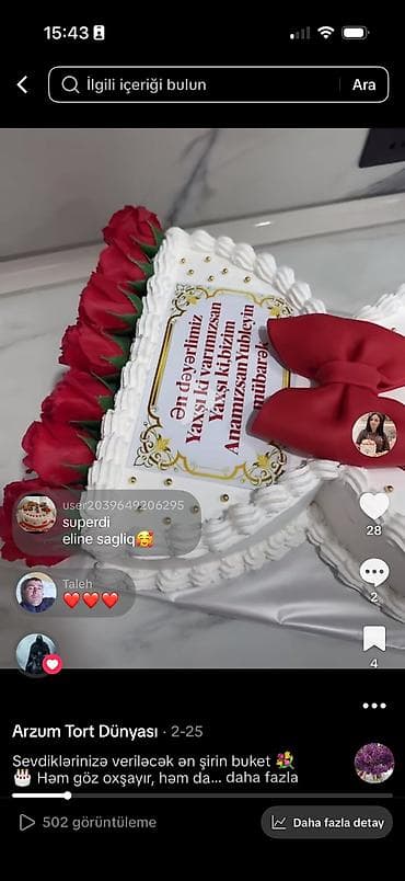 canta original: 🎂 AD GÜNÜ VƏ XÜSUSİ GÜNLƏR ÜÇÜN TORTLAR 🎂 ✨ Ev şəraitində, təmiz və — 4