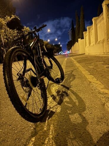 велосипеды с надувными колесами: İşlənmiş Dağ velosipedi 26", sürətlərin sayı: 21, Ünvandan götürmə — 16