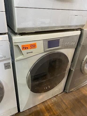 Аристоны: Gorenje önyükləməli paltaryuyan - Yük tutumu: 10 kq (etiketdə — 1