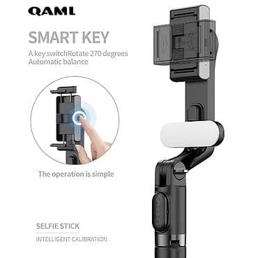 osmo mobile 6: QAML A6 Əl Gimbal Stabilizator – Selfie Çubuğu və Tripodlu 📸 — 3