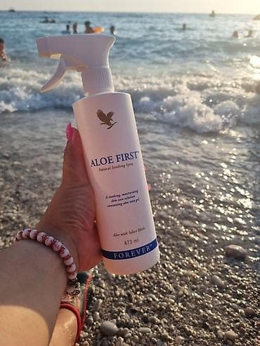 Bədənə qulluq: Forever Aloe First – Təbii sakitləşdirici spreydir. Aloe vera geli və — 1