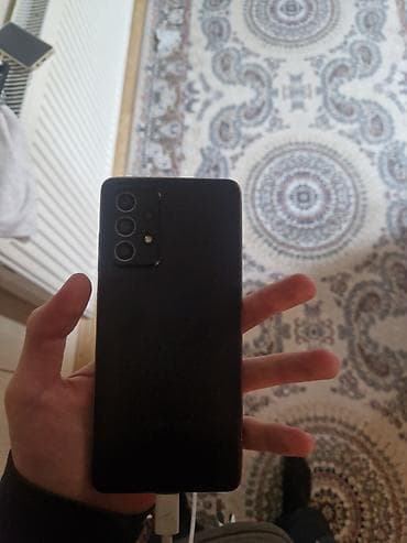 iphone 15 sadə: Samsung Galaxy A52, rəng - Qara, Barmaq izi — 4