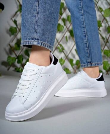 reebok ağ qaçış üçün qadın krossovkaları: Ölçü: 39, rəng - Ağ, Yeni — 3