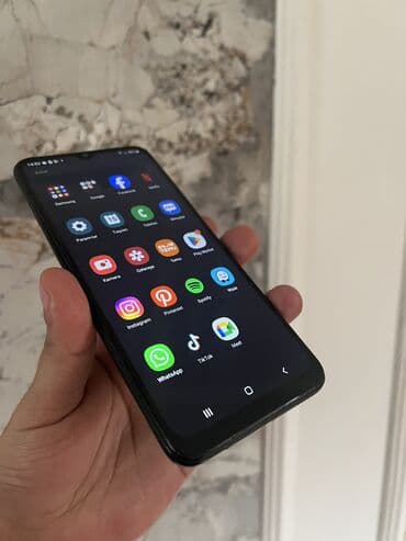 telefin: Samsung Galaxy A02 S, 32 GB, rəng - Qara, Barmaq izi, Face ID — 4