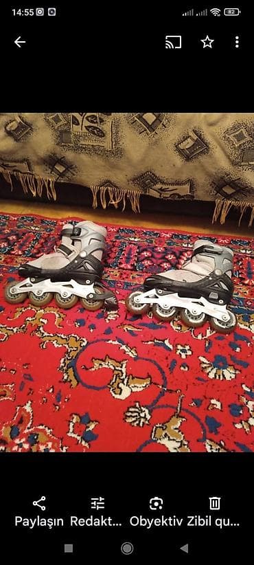 idman ayaqqabı: İnline (xətli) konki ayaqqabılar — 2