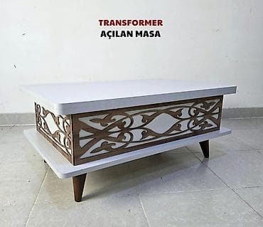 nerj stol: Jurnal masası, Yeni, Transformer, Laminat, Dördbucaq masa — 5