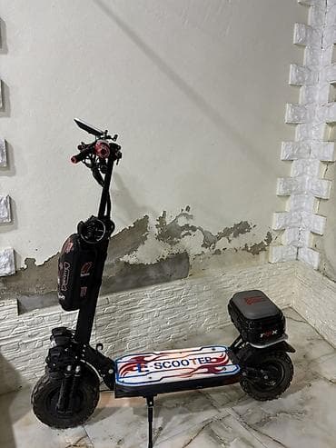 suktur: Elektrik skuter – şəhər və off-road üçün gücləndirilmiş model — 3