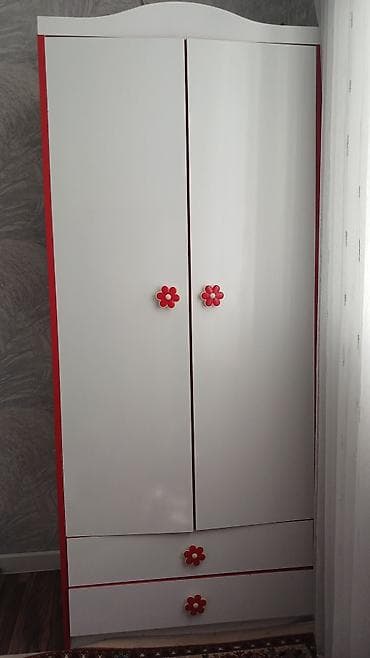 Mebel: Uşaq/yeni yetmə otağı üçün şık geyim şkafı - Material: laminat/MDFlam — 2