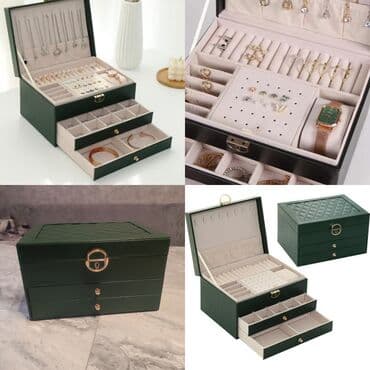 rəsim seti: Bijuteriya və zinət əşyalarınız üçün açarlı organizer.28 maya — 2