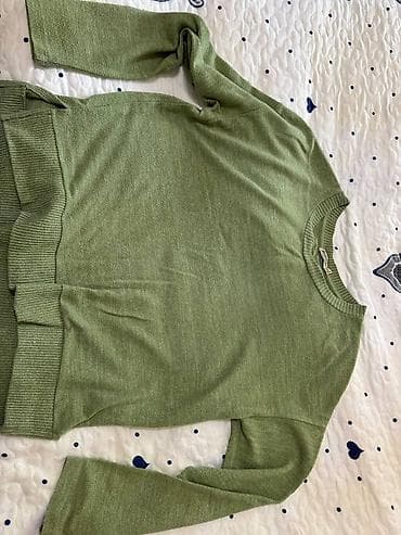 personaj geyimi: Sviter, Stradivarius, M, rəng - Yaşıl — 1