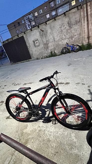 isma taurus 29: Velosiped – dağ/şəhər tipli, 26” təkər ölçüsü - Rəng: qara, qırmızı — 5