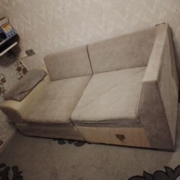 Sifarişlə mebel: Künc divan, İşlənmiş, Açılan, Bazalı, Ödənişli çatdırılma — 4