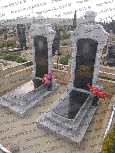artizan quyularinin qazilmasi: Mezar - qebir daşları : Hər növ məzar,qəbir,heykel daşlarının — 8