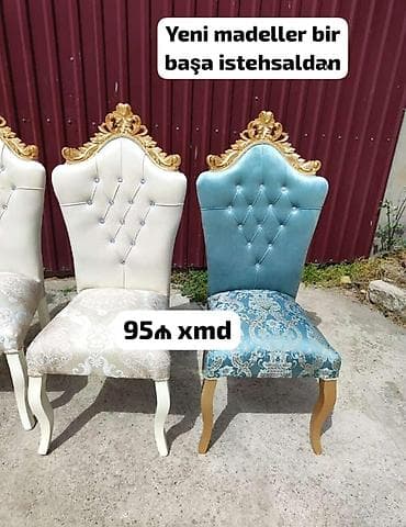 Qonaq otağı üçün, Yeni, Qatlanmayan, Stul