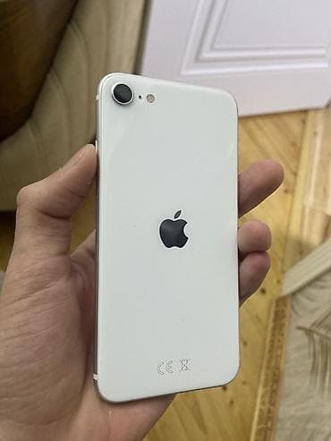 iphone ilə barter: IPhone SE 2020, Ağ, Barmaq izi — 1