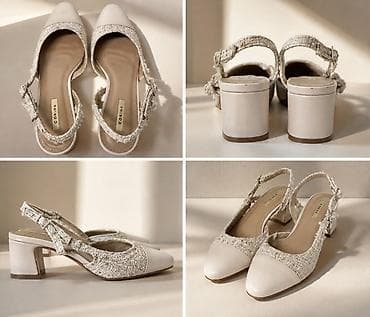corab sekilleri: Corina qadın ayaqqabısı – açıq dabanlı slingback model - Rəng — 1