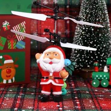 hediye: 🎄Əsil yeni il hədiyyəsi uçan şaxtababa HELİKOPDER. 🥰Ucuz və — 1