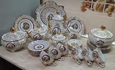 Çay dəsti, Farfor, 6 nəfərlik, Almaniya — 5