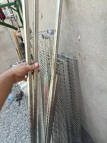 Metal tel panellər və rəflər dəsti - Material: paslanmayan/galvanizli — 6