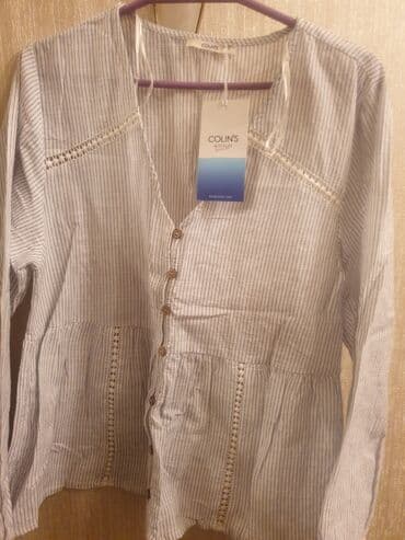 ag koynekler: COLIN’S “Bodrum Breeze” qadın köynəyi/bluzu - Rəng və naxış: Ağ fon — 4