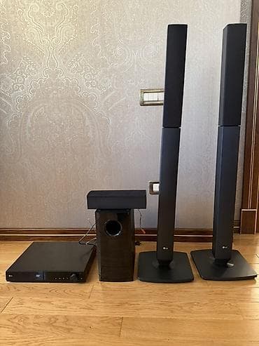 LG ev kinoteatrı — tam dəst Komplekt: - 2 ədəd hündür