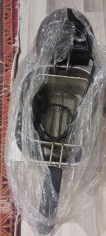 Мясорубки: Elektrik fritöz – paslanmayan poladdan korpuslu, səbətli model Məhsul — 1