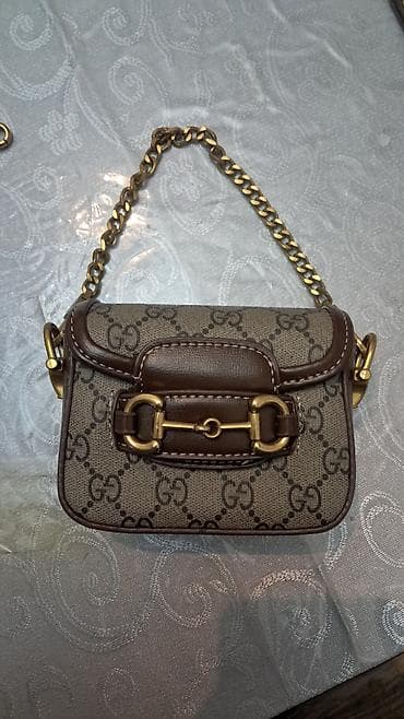 dəri çanta: Çiyin çantası, Gucci, İşlənmiş — 2