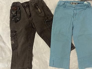 Oğlan uşaqları üçün şalvar dəsti. 1-3 yasa alinib az geyilib. ya hec