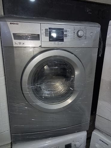 soyuducu beko: Paltaryuyan maşın Beko, 5 kq, Avtomat, Qurutmasız — 1