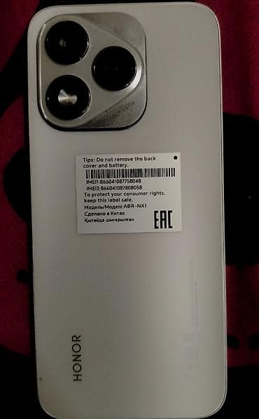 type c adapter: Honor 400 Lite, 128 GB, rəng - Boz — 2