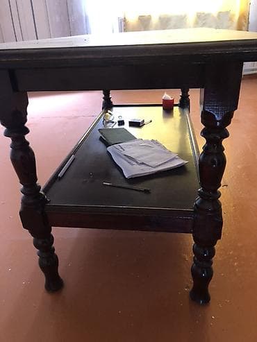 stol: Düz masa, Açılmayan, Təkərsiz, Taxta, Zəmanətsiz — 1