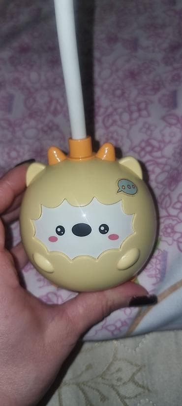 masaustu saat: USB şarj olunan masa lampası – kirpi dizaynlı - Gözəl, mini kirpi — 2