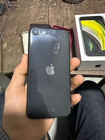 iphone 7 plus satilir: IPhone SE 2020, 128 GB, Qara, Zəmanət, Barmaq izi, Simsiz şarj — 3