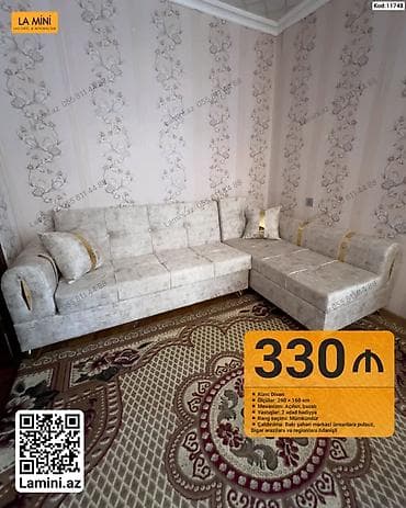 Künc divan – model kodu: 11748 - Ölçülər: 260 × 160 sm - Mexanizm — 1