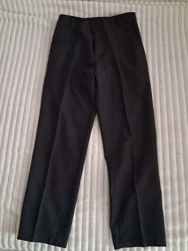 Köynəklər: Klassik şalvar 7,8 yaş oğlan üçün – qara rəng - Düz kəsim - Qalınlığı — 3