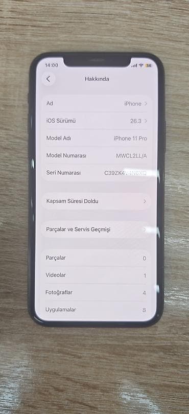 ayfon telefon: IPhone 11 Pro, 64 GB, Matte Midnight Green, Face ID — 5