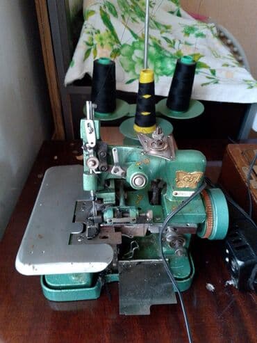 maşın kraskası: Tikiş maşını İşlənmiş,Overlok, 3 saplı, Ünvandan götürmə — 1