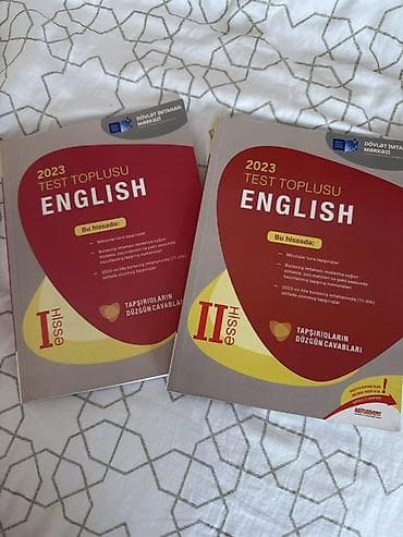 kitab alan: İngilis dili Testlər 11-ci sinif, DİM, 1-ci hissə, 2023 il — 1