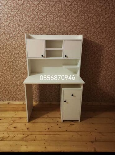 işlənmiş yazı masaları: Oğlan və qız üçün, Yeni, Siyirməli, Yazı masası, Stulsuz — 4