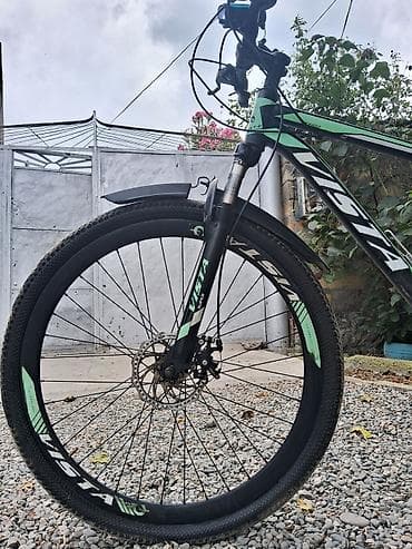 elektrik velo: VISTA dağ velosipedi - Çərçivə: yüngül alaşımlı hardtail - Təkərlər — 9