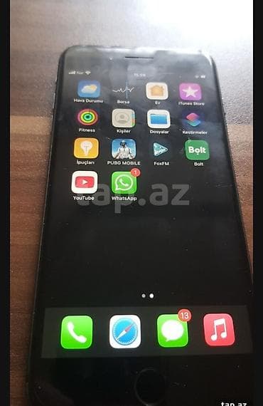 iphone plus: IPhone 8 Plus, 64 GB, Qara, Simsiz şarj — 2