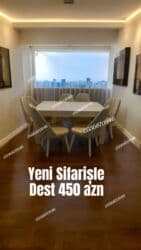 диван для прихожей банкетка в прихожую: Qonaq otağı üçün, Yeni, Açılmayan, Dördbucaq masa, 6 stul — 19