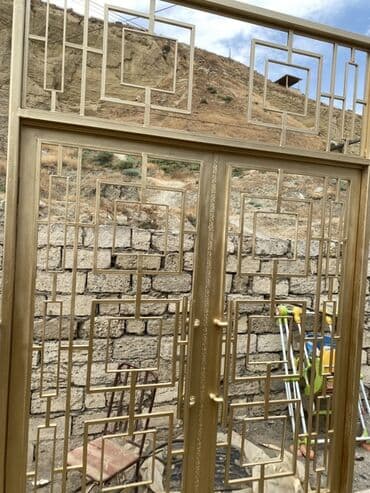 купить железные ворота: Müasir üslubda dizayn edilmiş bu metal darvaza həm estetik görünüş — 6