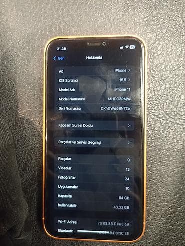 telefon alisi ve satisi: IPhone 11, 64 GB, Narıncı — 3