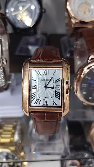 Cartier Tank Divan tərzində klassik kişi qol saatı - Korpus — 1