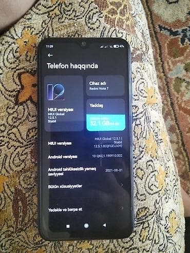 nokia modem router: Redmi Note 7, 64 GB, rəng - Mavi, İki sim kartlı — 1